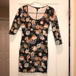 Tight floral dress